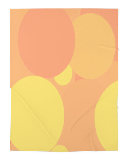 Pastel Bright Oranges Patches Baby Swaddle 30″×40″ Blanket