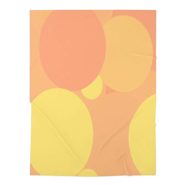 Pastel Bright Oranges Patches Baby Swaddle 30″×40″ Blanket