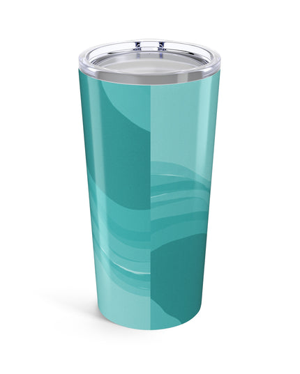 Tif Green Wavey Tumbler 20oz
