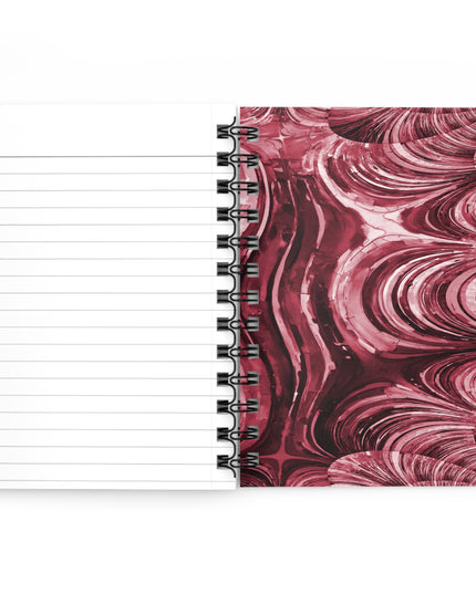 Uzi Spiral Ruby Bound Journal, 5" x 7" 150 pages
