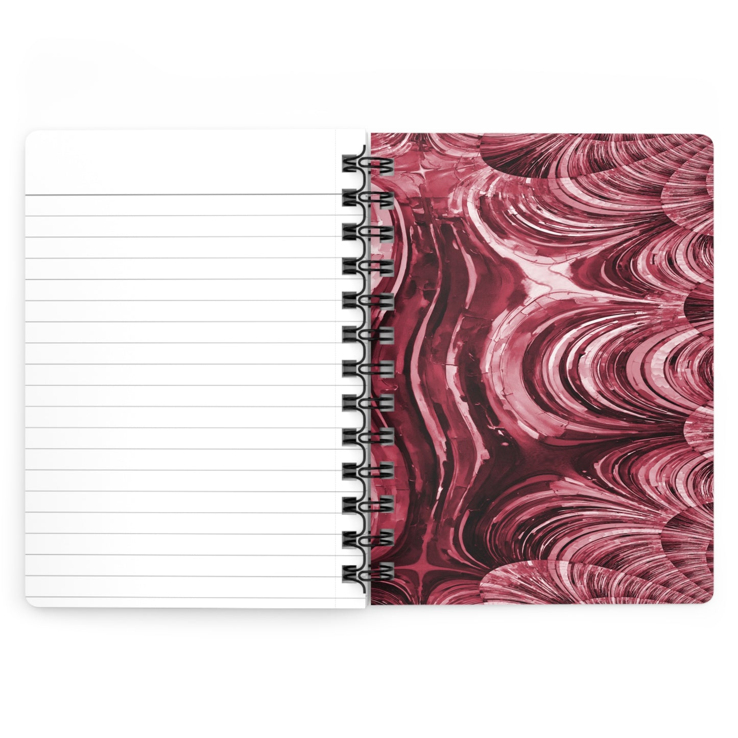 Uzi Spiral Ruby Bound Journal, 5" x 7" 150 pages