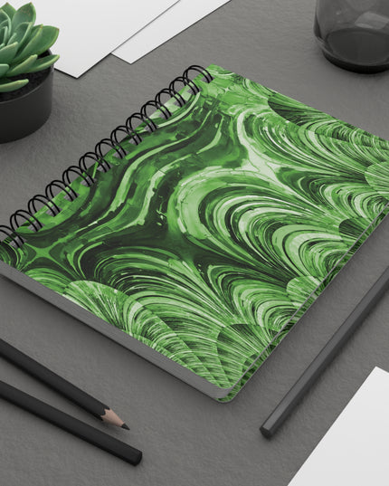 Uzi Spiral Mint Pastel Bound Journal, 5" x 7" 150 pages