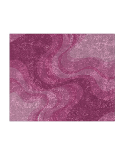 Pinky Mauve Wavey 50" x 60" Crushed Velvet Blanket