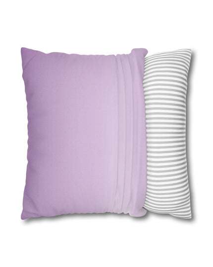 Soft Lavender Fade Spun Polyester Square Pillowcase, 14" x 14"