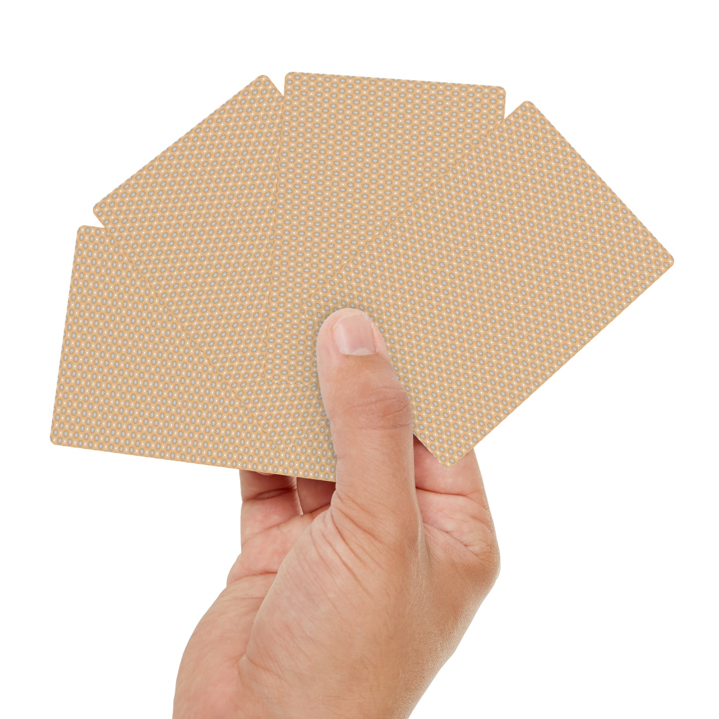 Tan Sunset Star-crossed Bodies Poker Cards