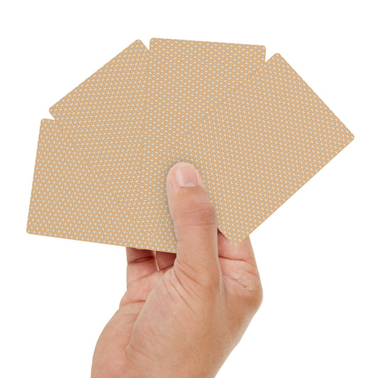 Tan Sunset Star-crossed Bodies Poker Cards