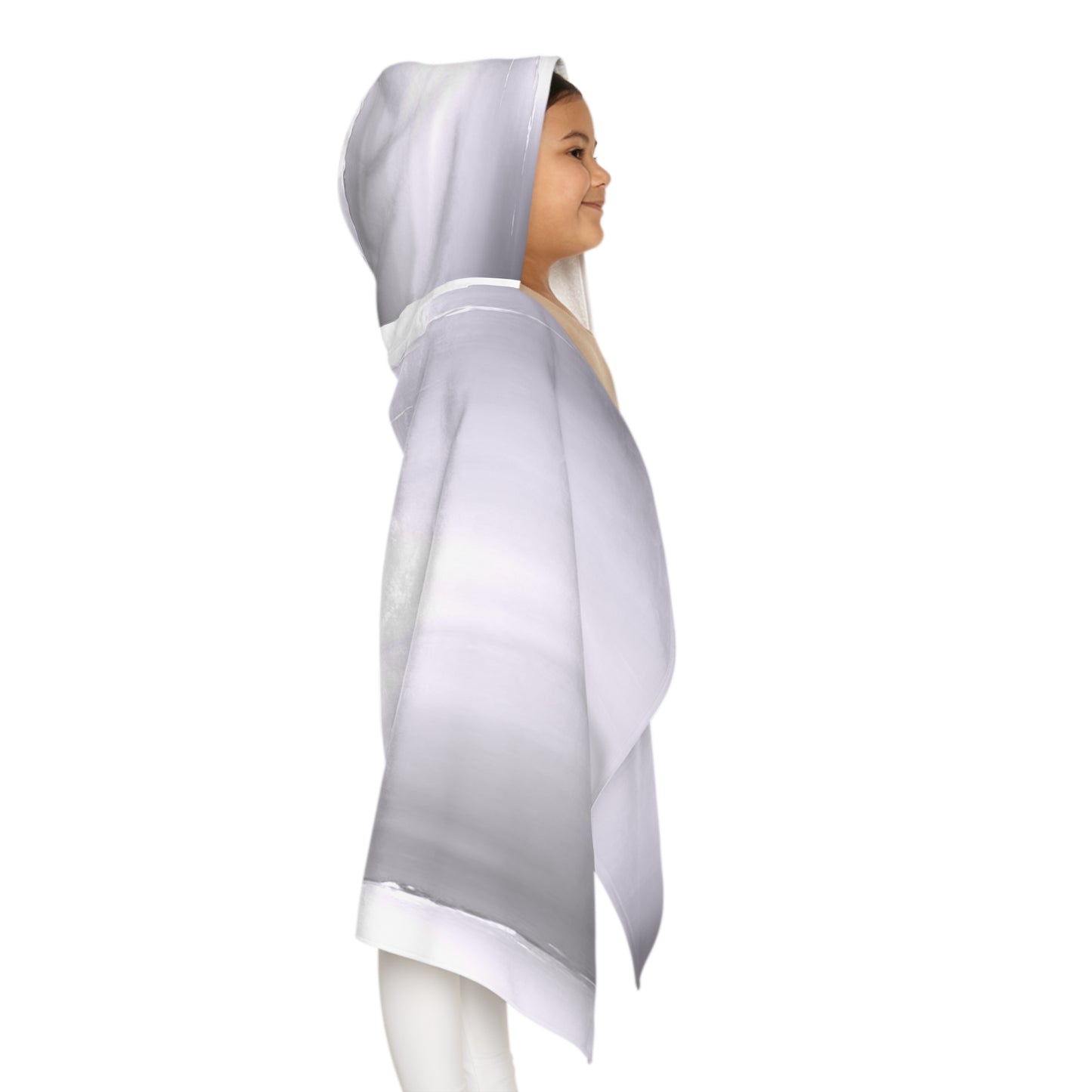 Sephia Sea Dark Fog Youth Hooded Towel, 24" x 48"