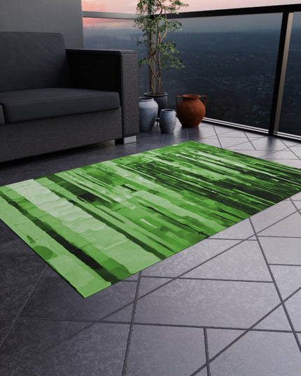 Striped Mint Pastel 48" x 72" Outdoor Rug