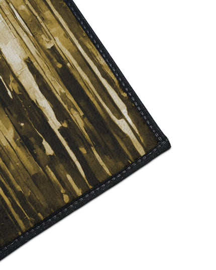 Striped Light Brown 24" x 36" Heavy Duty Floor Mat