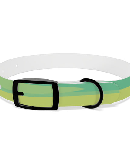 Pastel Green Patches Small Dog Collar