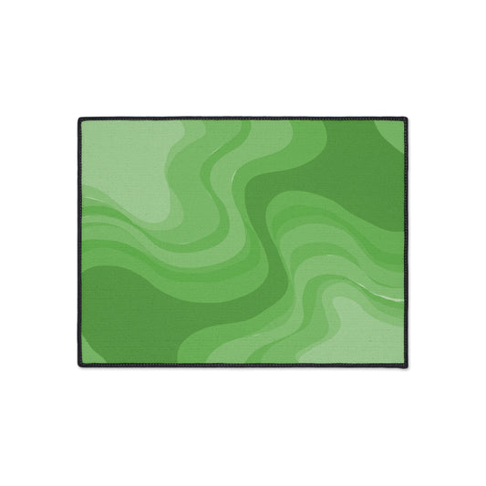 Greenie Meanie Wavey 18" x 24" Heavy Duty Floor Mat