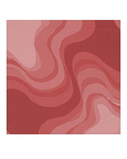 Power Red Wavey 13" x 13" Face Towel