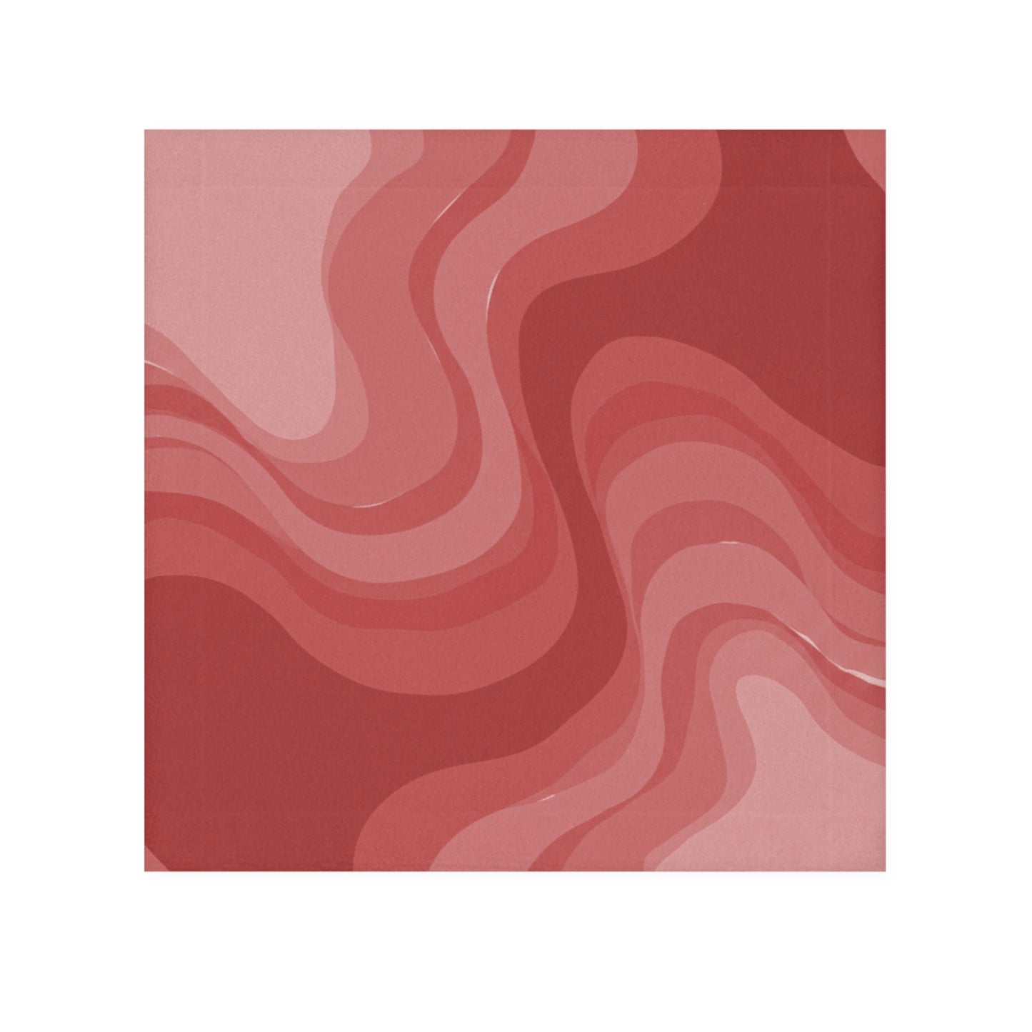 Power Red Wavey 13" x 13" Face Towel