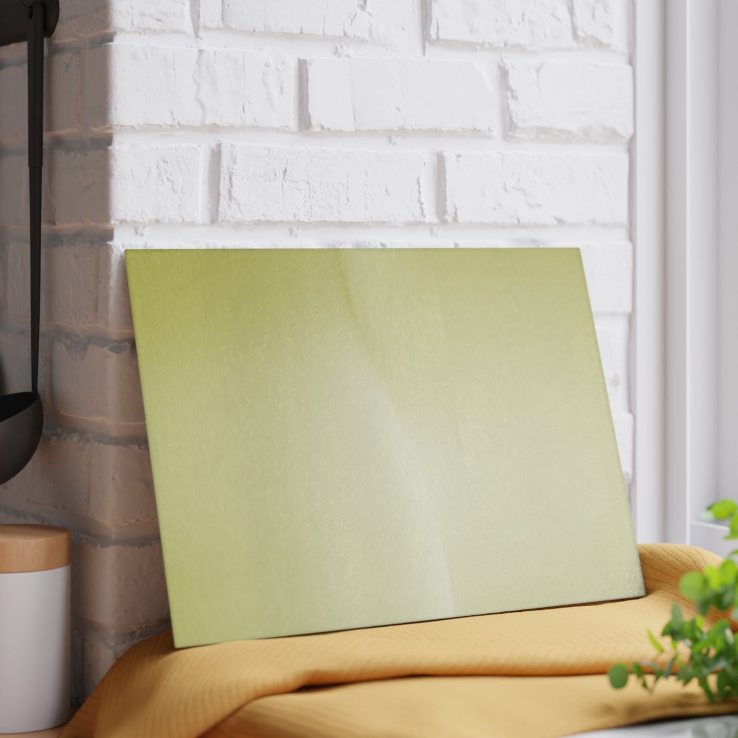 Lemon Fade 8" x 11" Glass Cutting Board