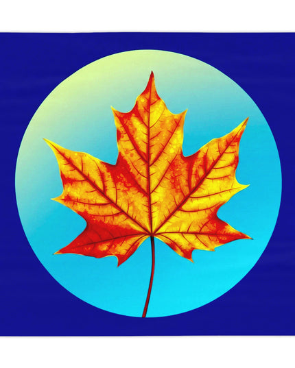Alpha Maple Leaf Tablecloth, 55" x 55"