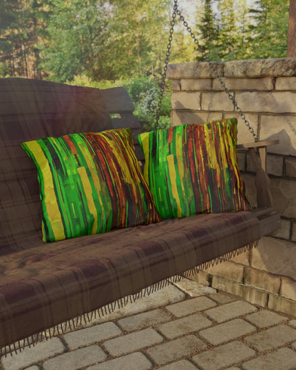 Striped Beta 18" x 18" Outdoor Pillow