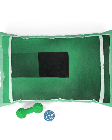 Mint Shadow 28" × 18" Pet Bed