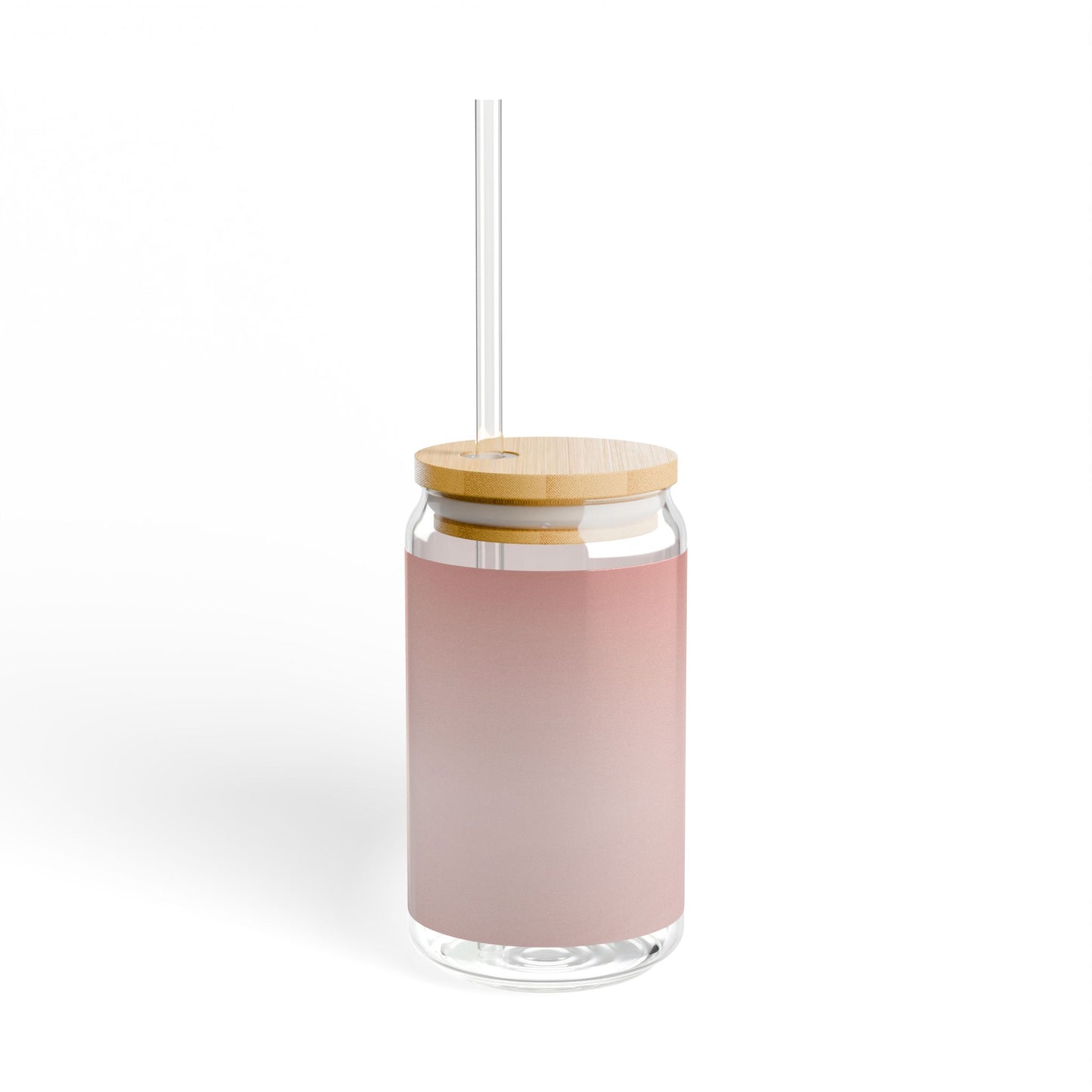 Rose Red Fade Sipper Glass, 16oz