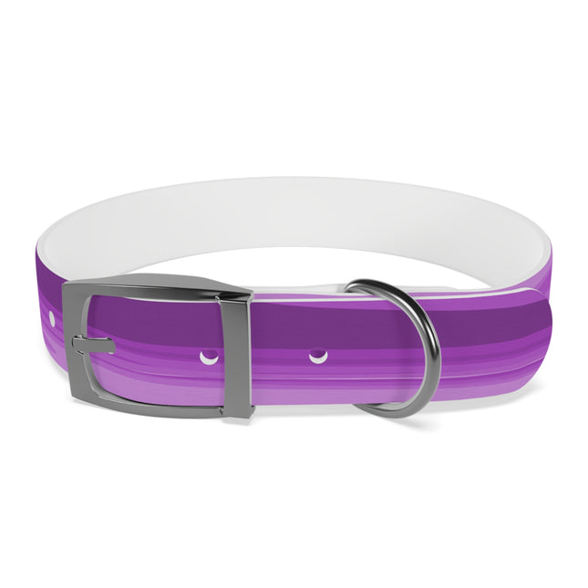 Wavey Purple Wavey Medium Dog Collar