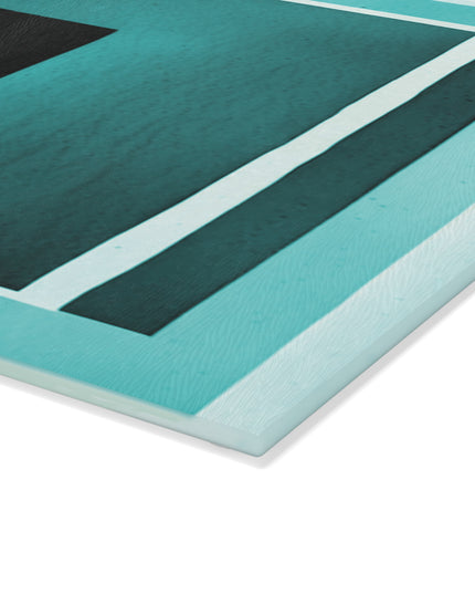 Tif Shadow 8" x 11" Glass Cutting Board