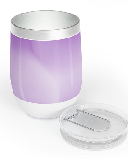 Soft Lavender Fade 12 oz Chill Wine Tumbler
