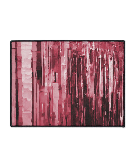 Striped Ruby 18" x 24" Heavy Duty Floor Mat