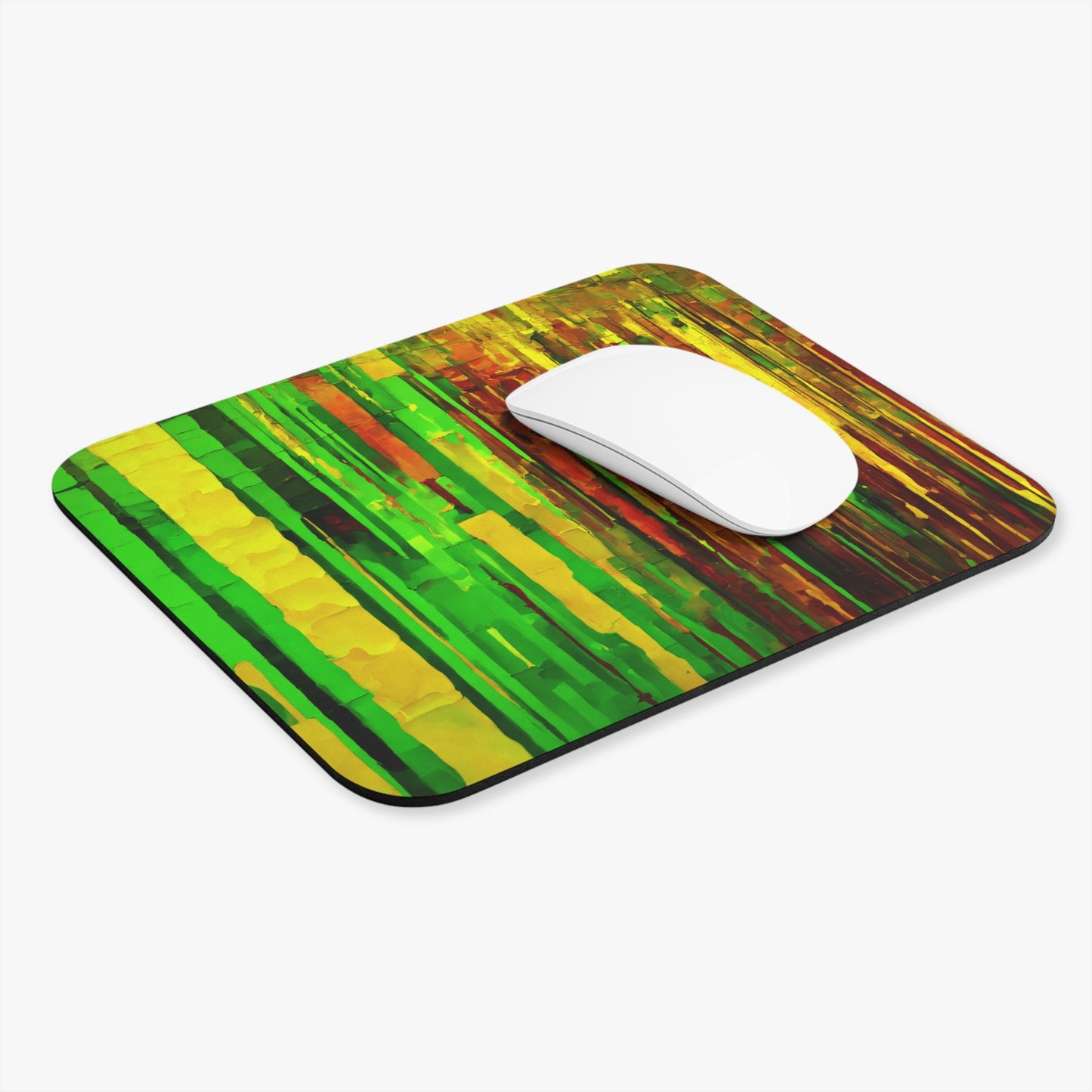 Striped Beta Mouse Pad, 9" x 8" Rectangle