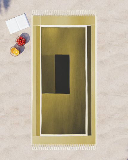 Tan Shadow 38" × 81" Boho Beach Cloth