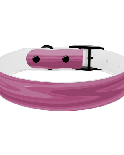 Pinky Mauve Wavey Medium Dog Collar