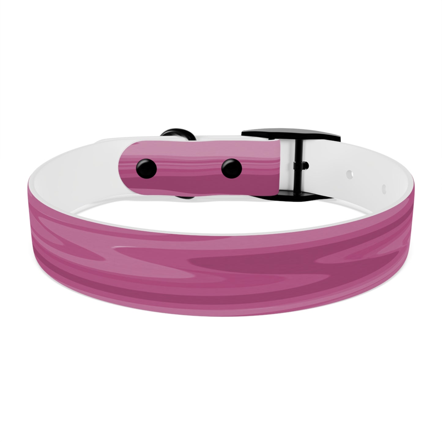 Pinky Mauve Wavey Medium Dog Collar