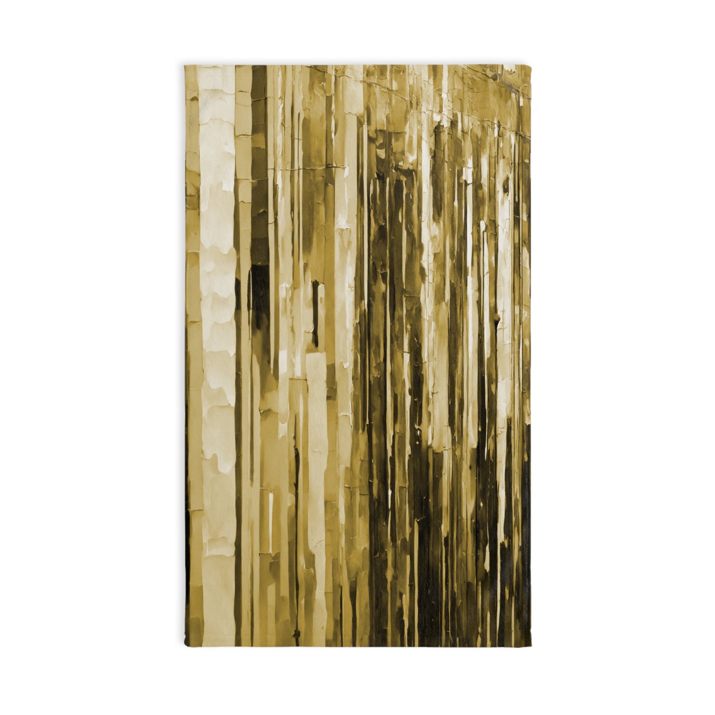 Striped Light Brown Hand Towel, 16" x 28"