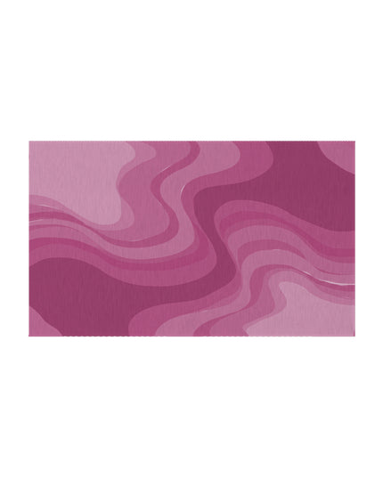 Pinky Mauve Wavey 36" x 60" Outdoor Rug