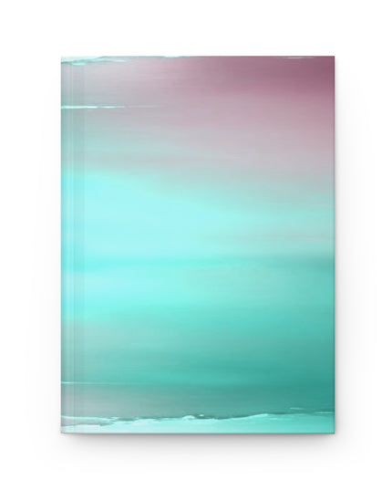 Green Sea Lavender Fog 5.75" x 8" Hardcover Journal Matte with 150 lined pages