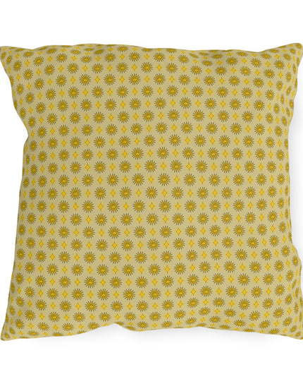 Lemongrass Star-crossed Bodies 18" x 18" Outdoor Pillow