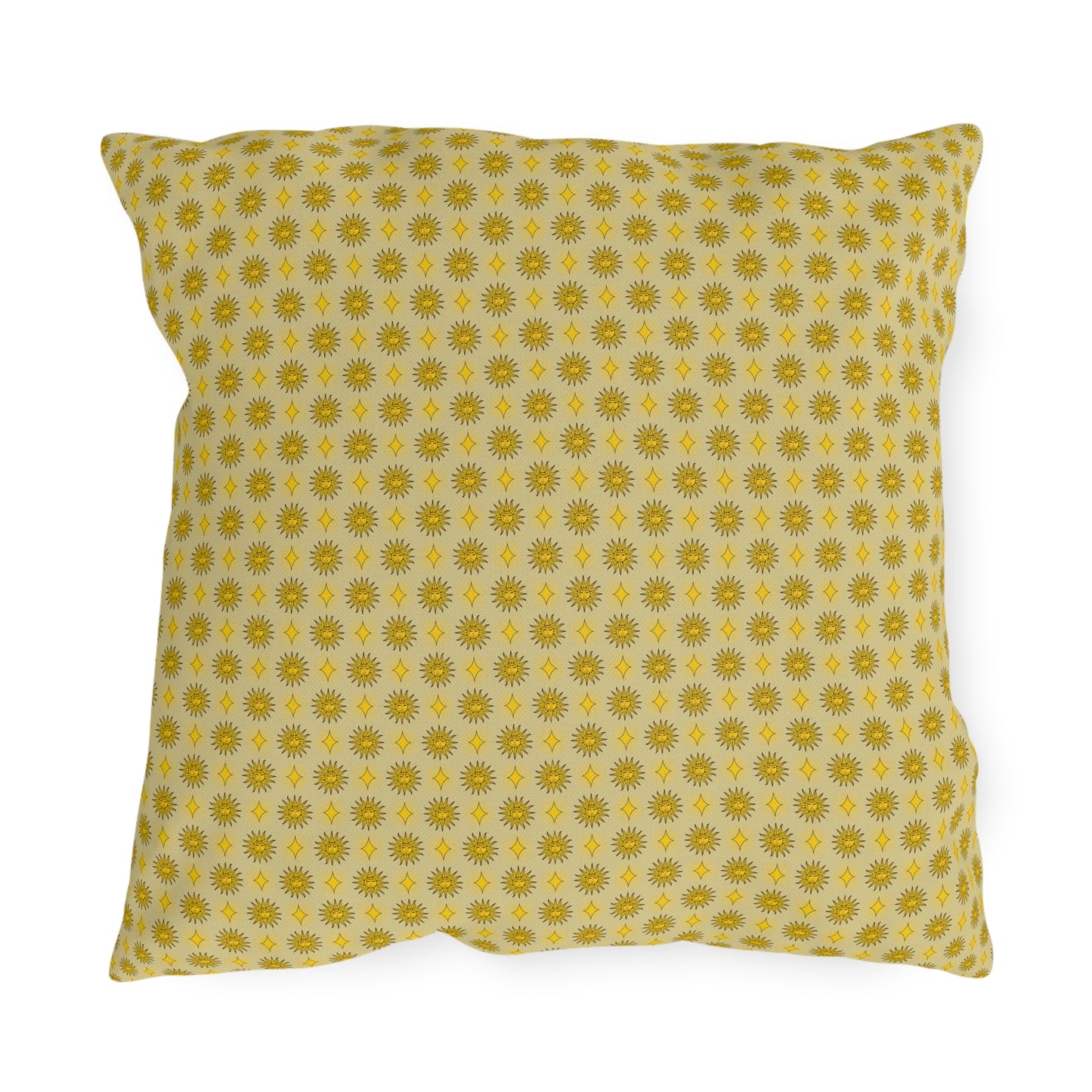 Lemongrass Star-crossed Bodies 18" x 18" Outdoor Pillow