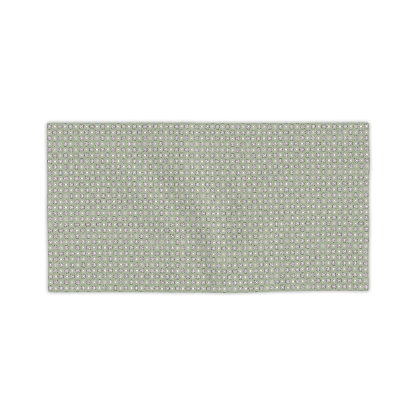 Olive Star-crossed Bodies Beach Towel, 24" x 44"