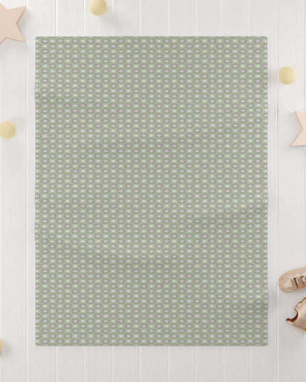 Olive Star-crossed Bodies Soft Fleece Baby Blanket, 30" x 40"