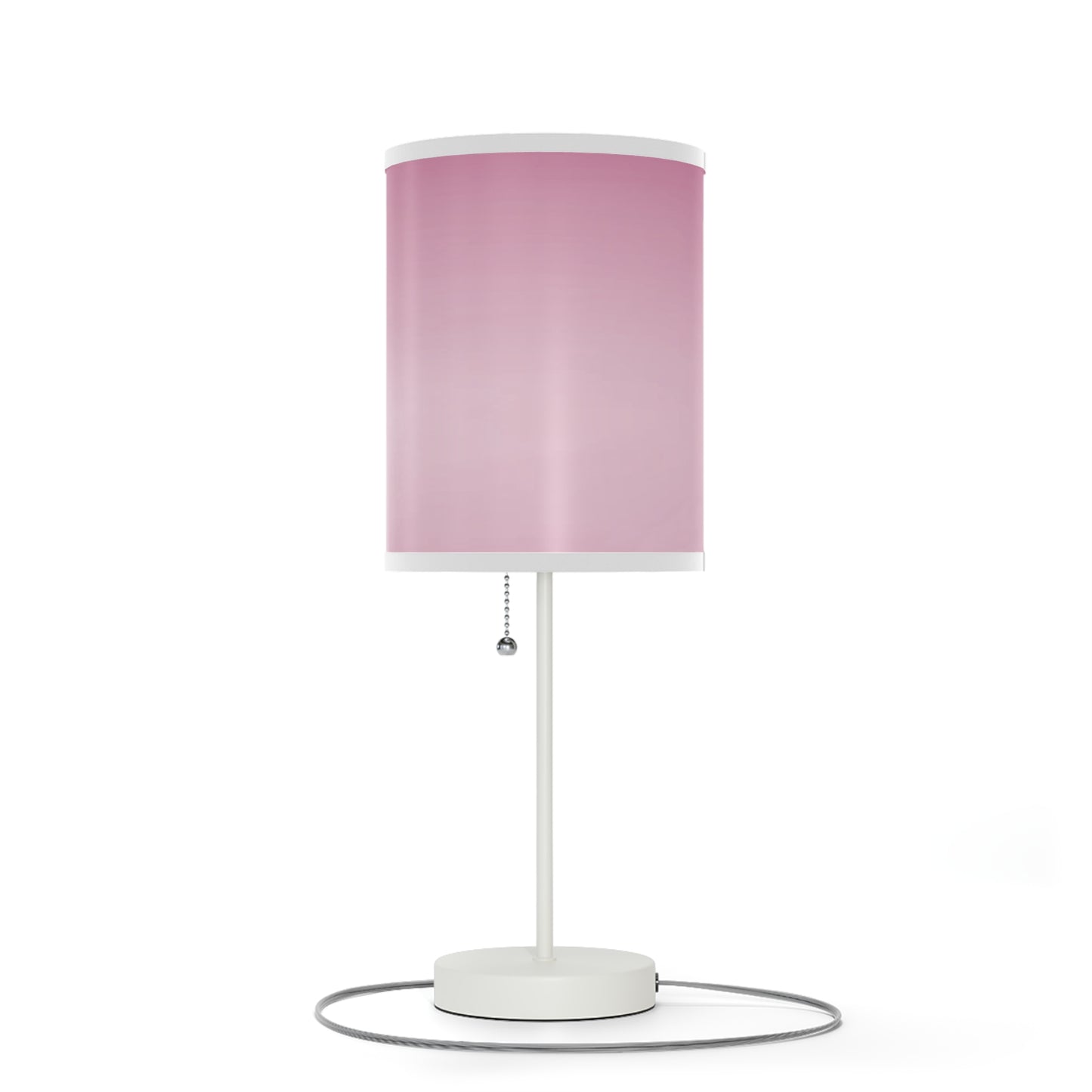 Pink Blush Fade Table Lamp on a White or Silver Stand, US|CA plug