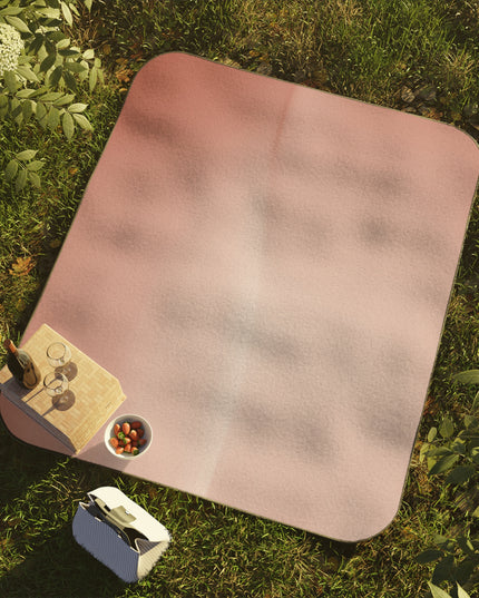 Rose Red Fade 61" × 51" Picnic Blanket