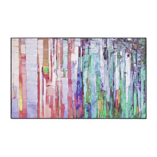 Striped Pastels 36" x 60" Heavy Duty Floor Mat
