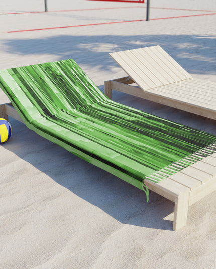 Striped Mint Pastel 38" × 81" Boho Beach Cloth