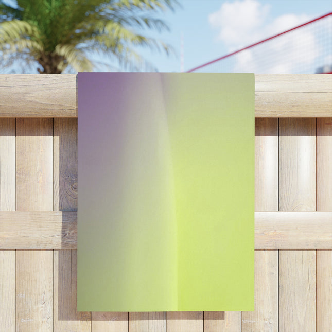 Purple Golden Fade Beach Towel, 24" x 44"