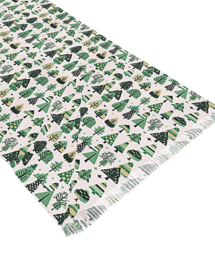 Mini Green Trees Light Scarf