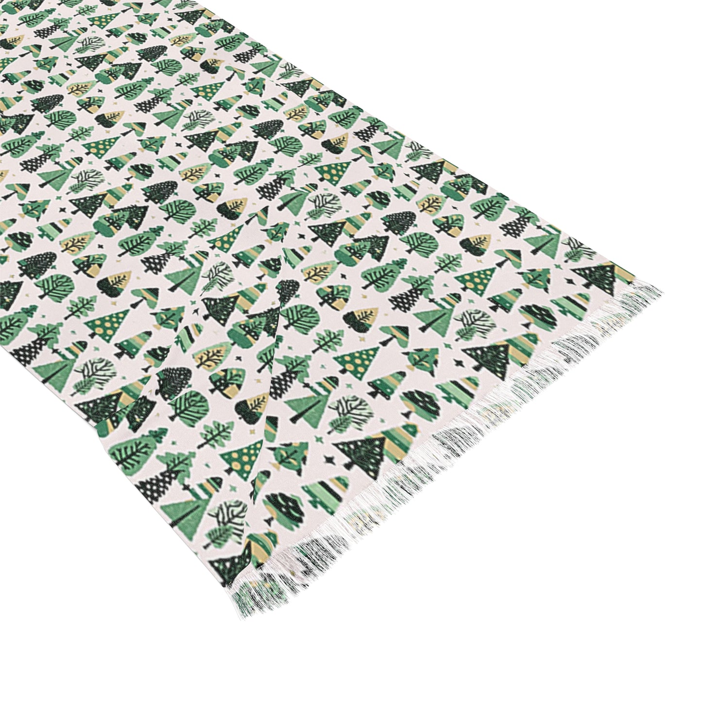 Mini Green Trees Light Scarf