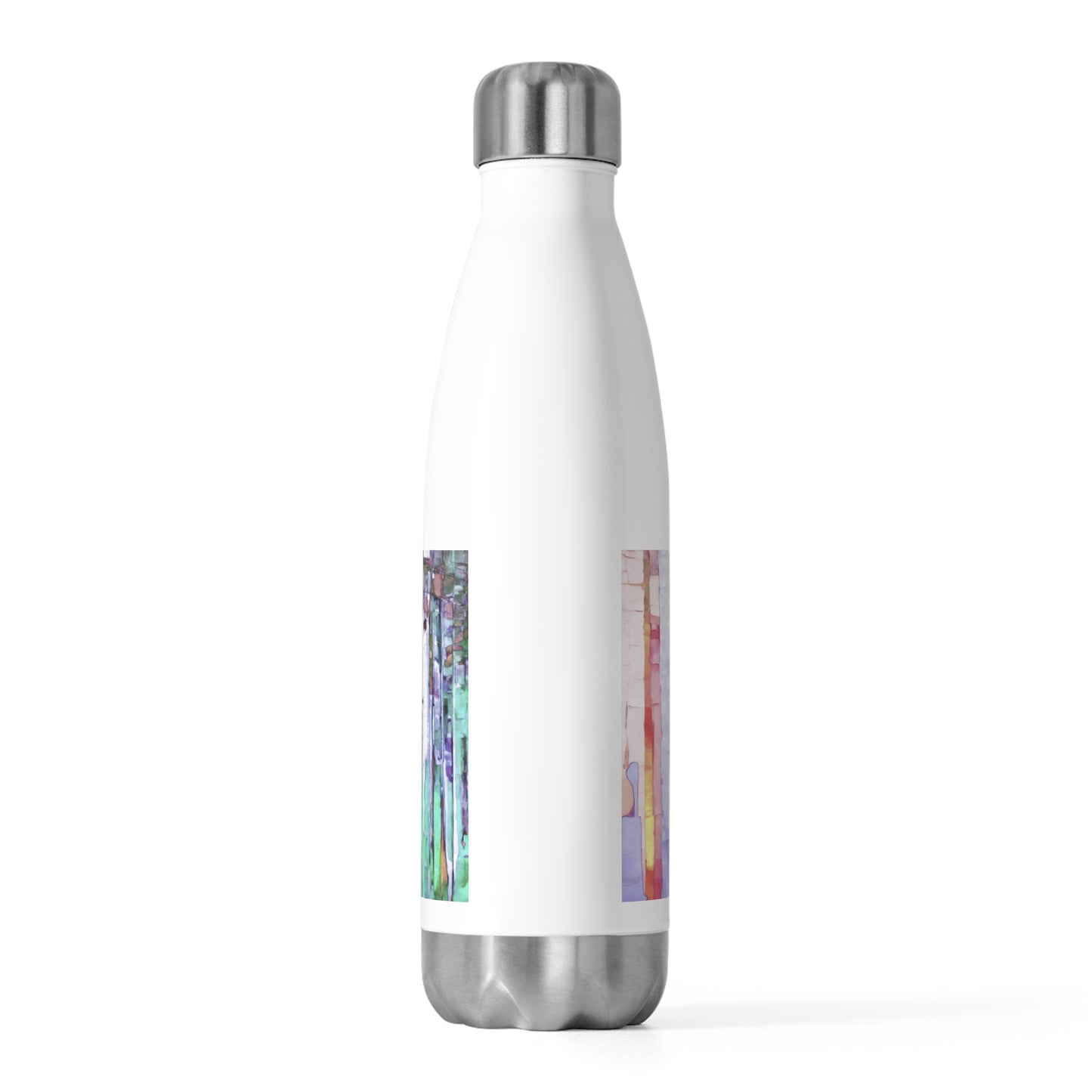 Striped Pastels 20oz Insulated Water Bottle