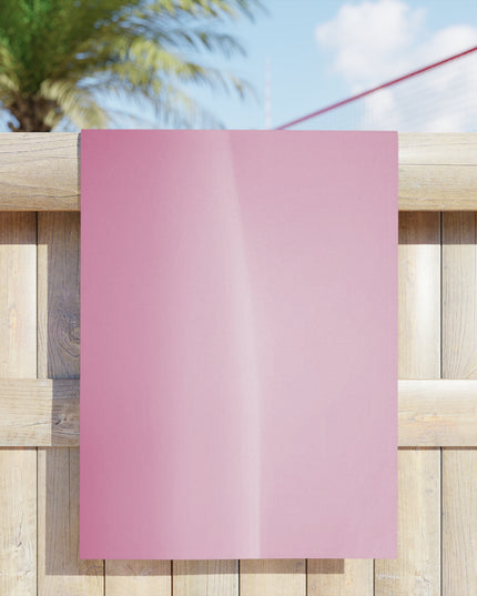 Pink Blush Fade Beach Towel, 24" x 44"