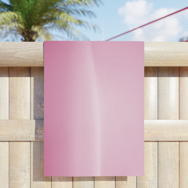 Pink Blush Fade Beach Towel, 24" x 44"
