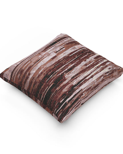 Striped Ruby Woven Pillow, 17" x 18"
