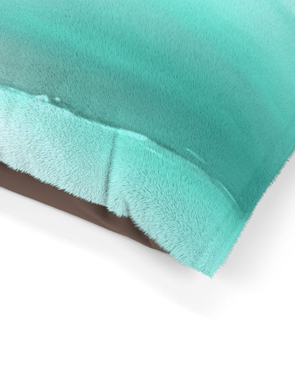 Green Sea Lavender Fog 50" × 40" Pet Bed