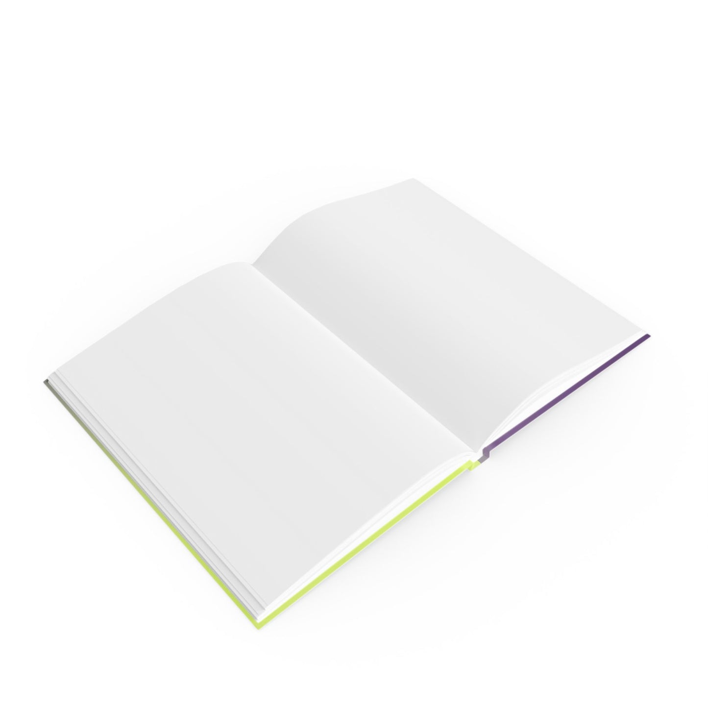 Purple Golden Fade 5.2" x 7.4" Hard Backed Journal with 128 blank pages